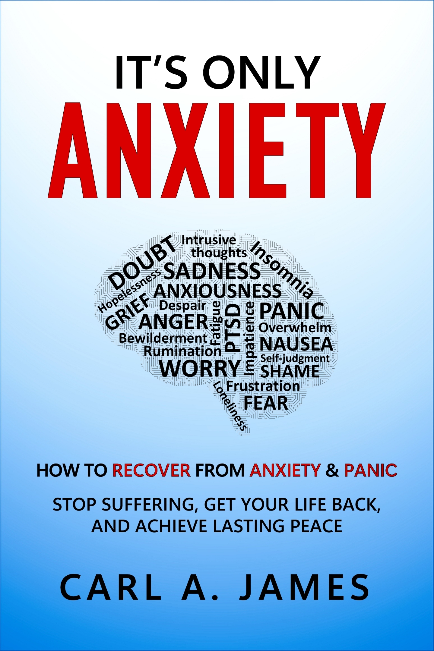 Cover image of the book "It's Only Anxiety: How to Recover from Anxiety & Panic"